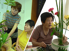 写真:生花クラブ